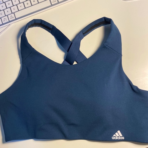 ❌SOLD❌ Adidas Navy Sports Bra - Picture 1 of 3